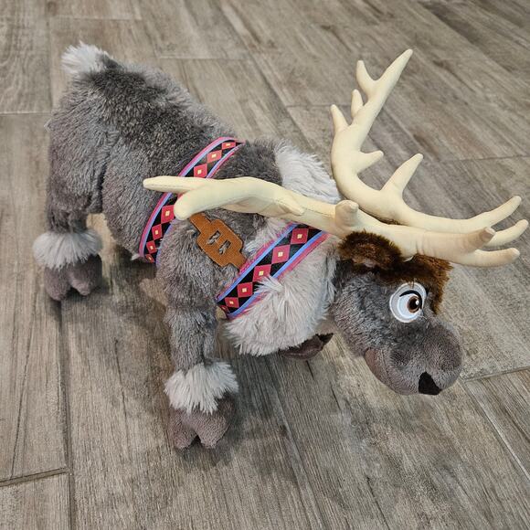 Disney Parks Frozen Sven Plush Large Reindeer 16" Soft Stuffed Animal Toy Elsa - Picture 1 of 10